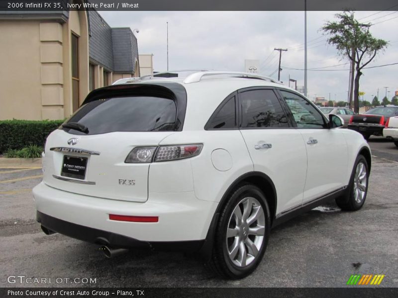 Ivory White Pearl / Wheat 2006 Infiniti FX 35