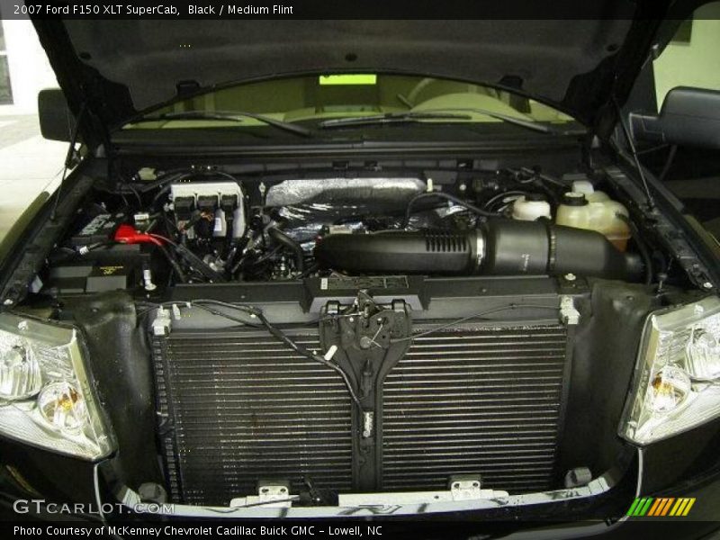 Black / Medium Flint 2007 Ford F150 XLT SuperCab