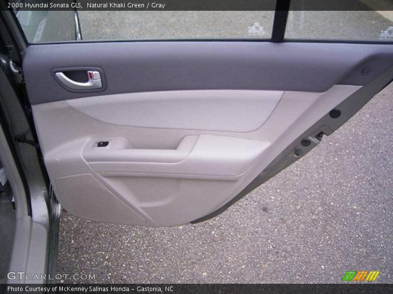 Natural Khaki Green / Gray 2008 Hyundai Sonata GLS