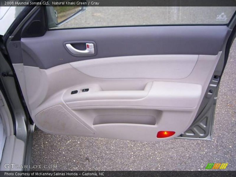 Natural Khaki Green / Gray 2008 Hyundai Sonata GLS