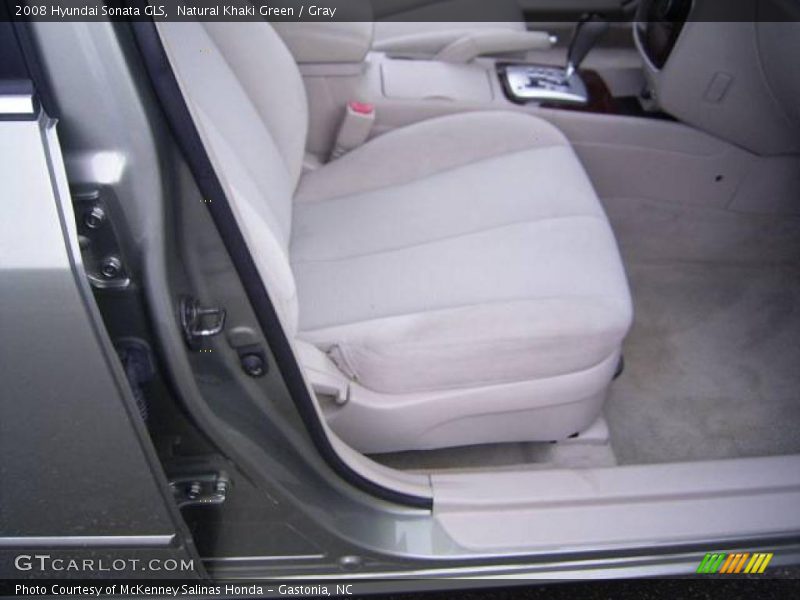 Natural Khaki Green / Gray 2008 Hyundai Sonata GLS