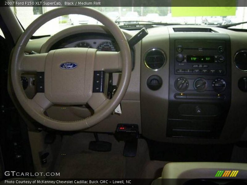 Black / Medium Flint 2007 Ford F150 XLT SuperCab