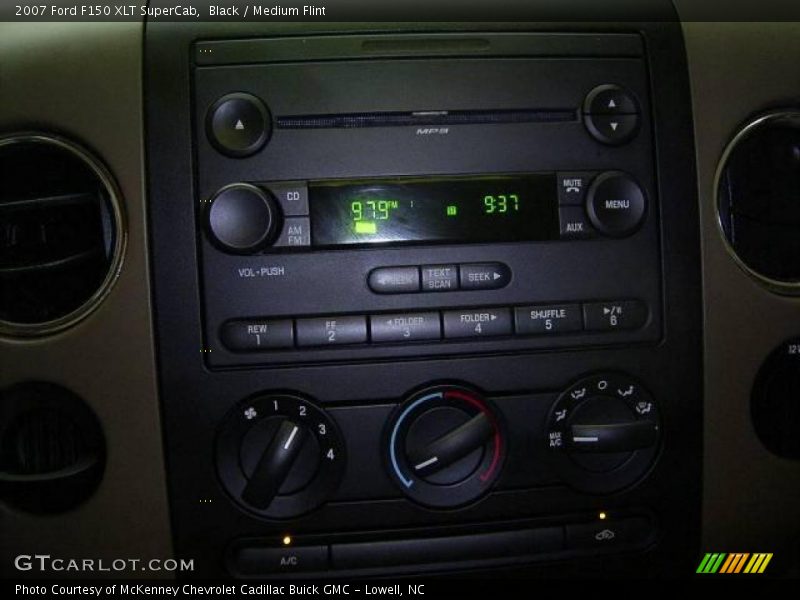Black / Medium Flint 2007 Ford F150 XLT SuperCab