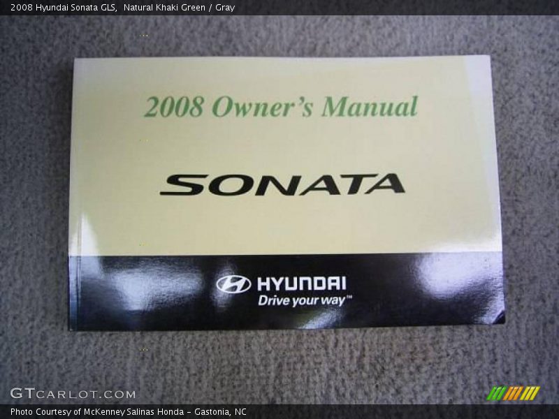 Natural Khaki Green / Gray 2008 Hyundai Sonata GLS