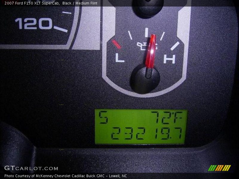 Black / Medium Flint 2007 Ford F150 XLT SuperCab