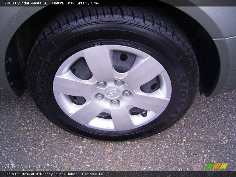 Natural Khaki Green / Gray 2008 Hyundai Sonata GLS