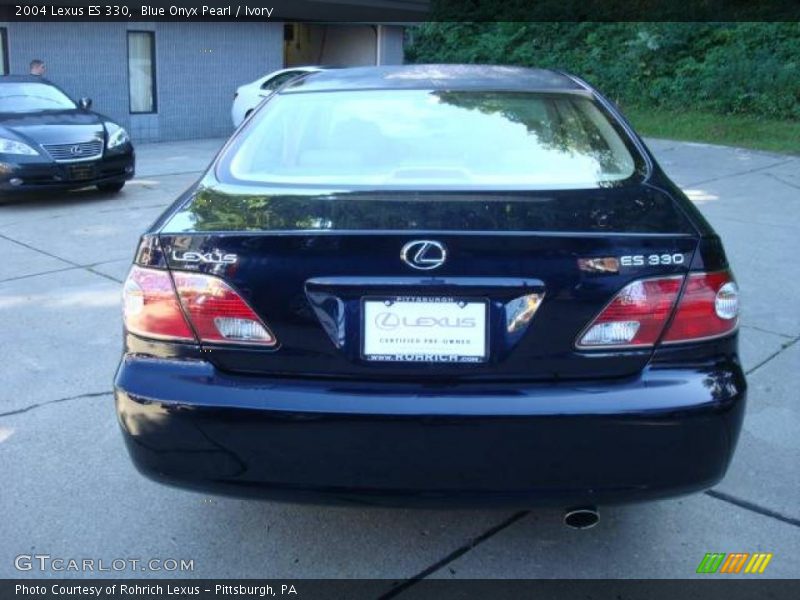 Blue Onyx Pearl / Ivory 2004 Lexus ES 330
