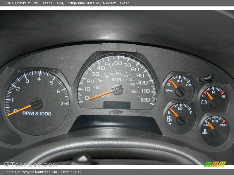 Indigo Blue Metallic / Medium Pewter 2004 Chevrolet TrailBlazer LT 4x4