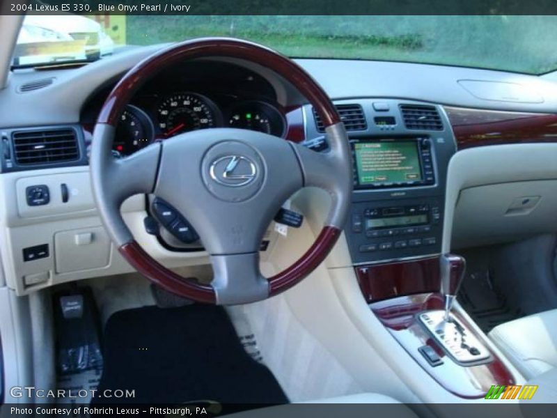 Blue Onyx Pearl / Ivory 2004 Lexus ES 330