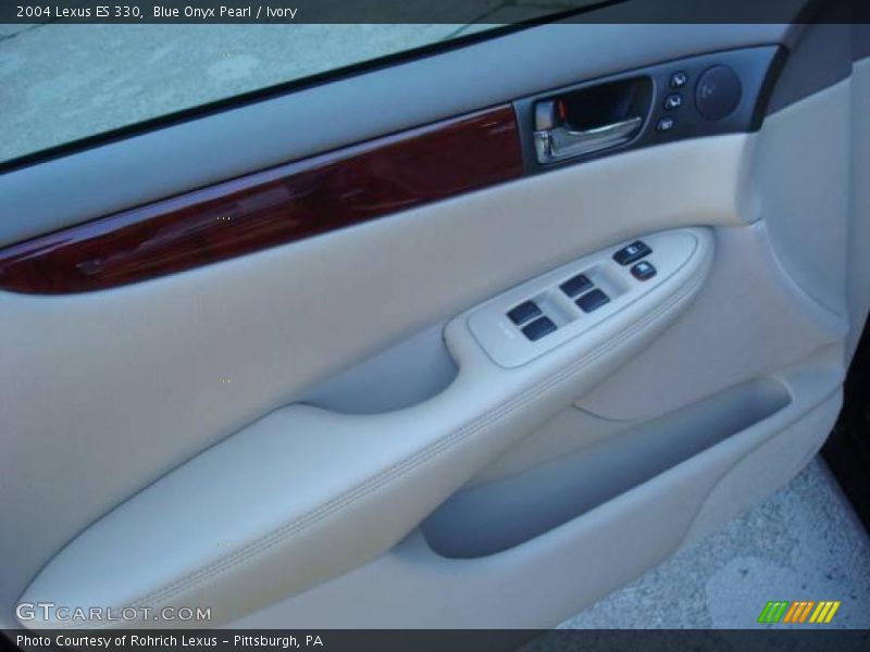Blue Onyx Pearl / Ivory 2004 Lexus ES 330