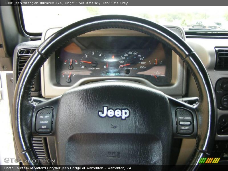 Bright Silver Metallic / Dark Slate Gray 2006 Jeep Wrangler Unlimited 4x4