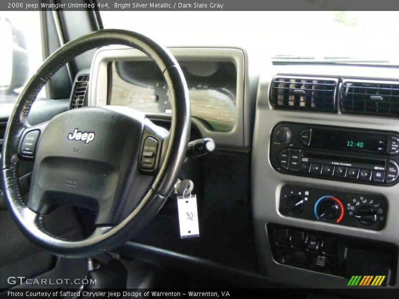 Bright Silver Metallic / Dark Slate Gray 2006 Jeep Wrangler Unlimited 4x4