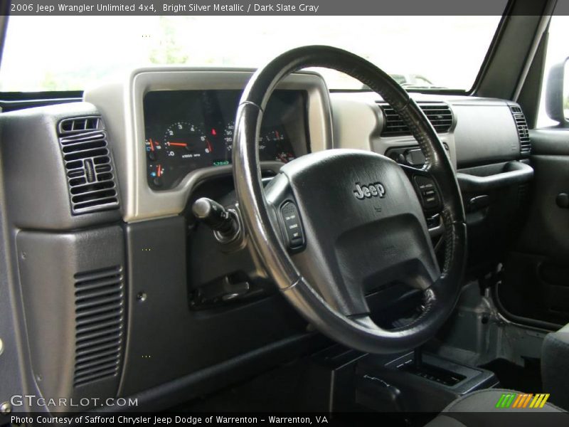 Bright Silver Metallic / Dark Slate Gray 2006 Jeep Wrangler Unlimited 4x4