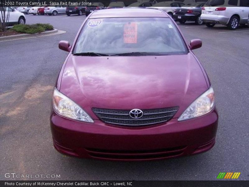 Salsa Red Pearl / Stone 2002 Toyota Camry LE