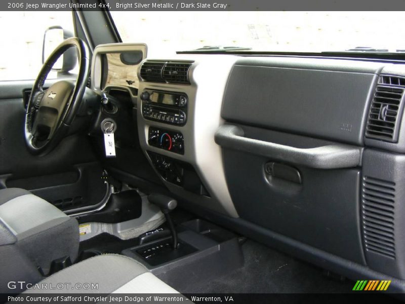 Bright Silver Metallic / Dark Slate Gray 2006 Jeep Wrangler Unlimited 4x4