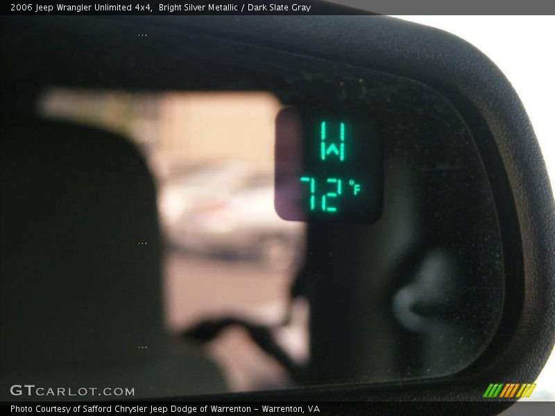 Bright Silver Metallic / Dark Slate Gray 2006 Jeep Wrangler Unlimited 4x4