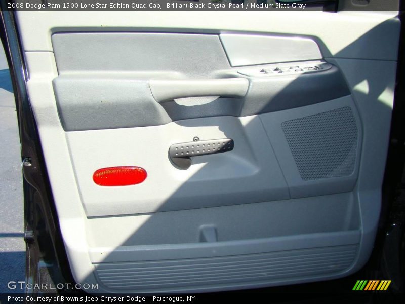 Brilliant Black Crystal Pearl / Medium Slate Gray 2008 Dodge Ram 1500 Lone Star Edition Quad Cab