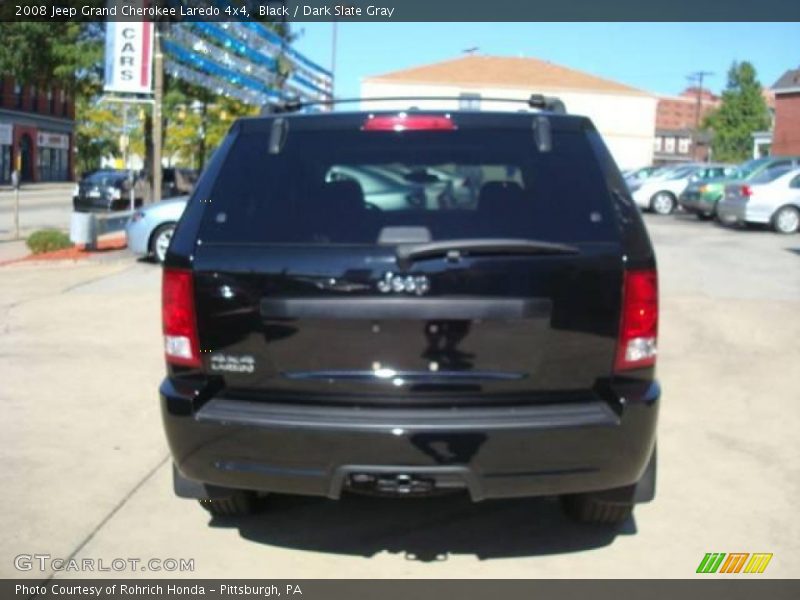 Black / Dark Slate Gray 2008 Jeep Grand Cherokee Laredo 4x4