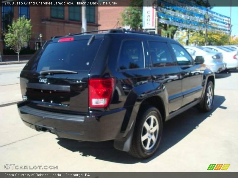 Black / Dark Slate Gray 2008 Jeep Grand Cherokee Laredo 4x4