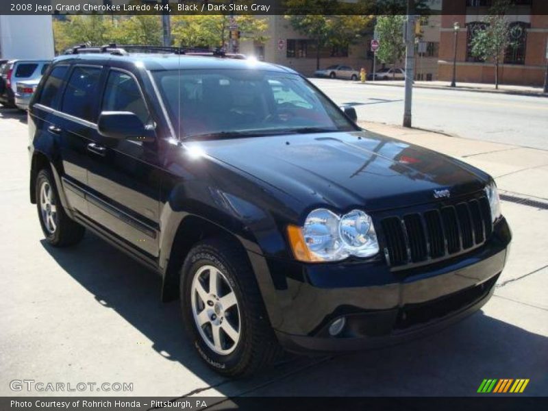 Black / Dark Slate Gray 2008 Jeep Grand Cherokee Laredo 4x4