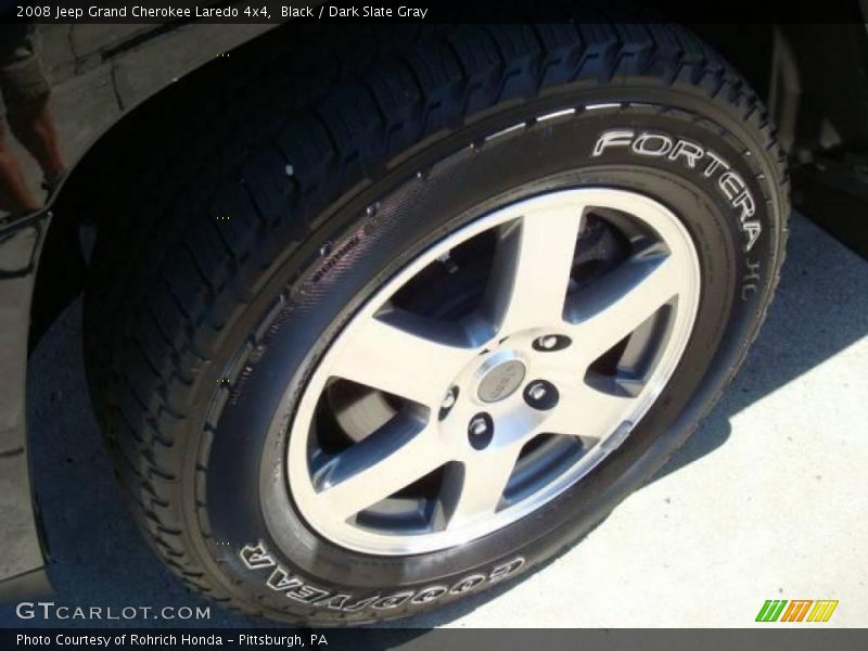 Black / Dark Slate Gray 2008 Jeep Grand Cherokee Laredo 4x4