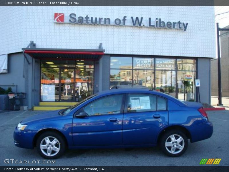 Laser Blue / Gray 2006 Saturn ION 2 Sedan