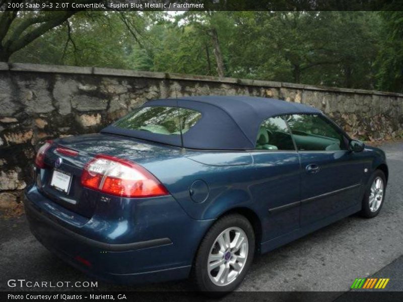 Fusion Blue Metallic / Parchment 2006 Saab 9-3 2.0T Convertible
