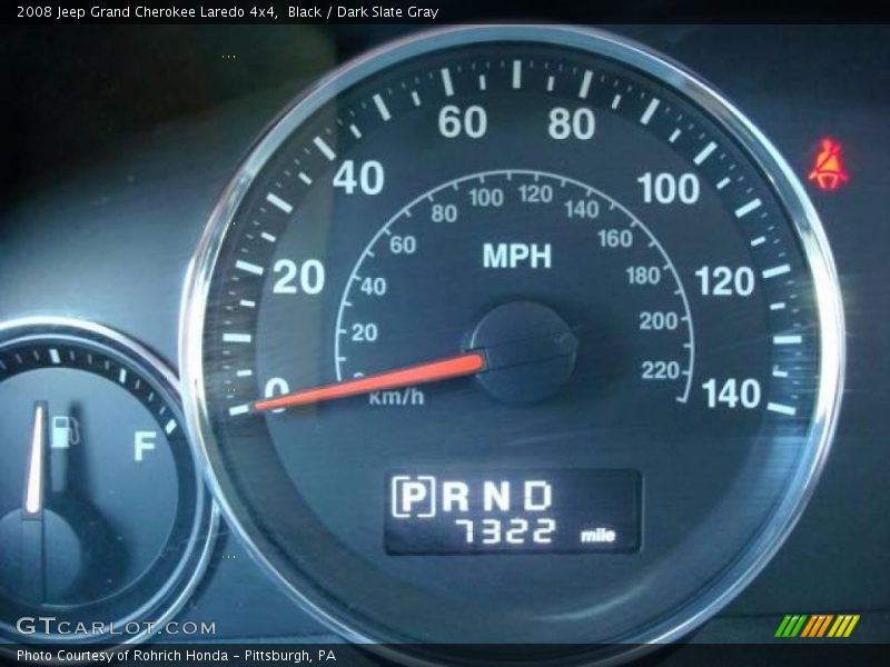 Black / Dark Slate Gray 2008 Jeep Grand Cherokee Laredo 4x4