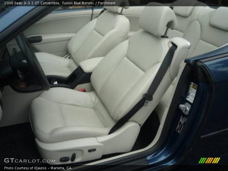 Fusion Blue Metallic / Parchment 2006 Saab 9-3 2.0T Convertible