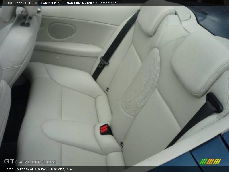 Fusion Blue Metallic / Parchment 2006 Saab 9-3 2.0T Convertible