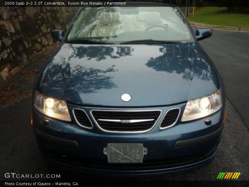 Fusion Blue Metallic / Parchment 2006 Saab 9-3 2.0T Convertible