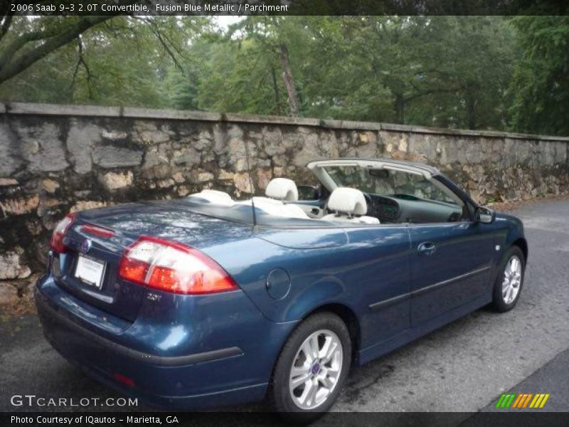 Fusion Blue Metallic / Parchment 2006 Saab 9-3 2.0T Convertible