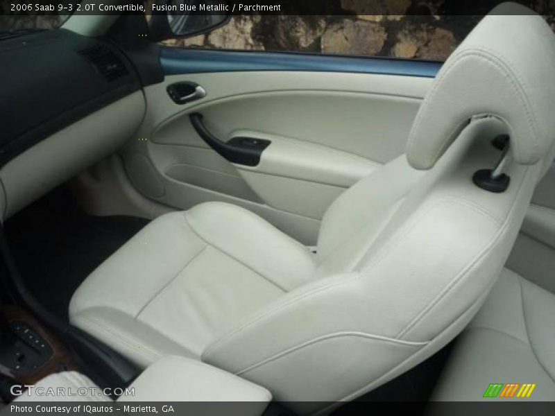 Fusion Blue Metallic / Parchment 2006 Saab 9-3 2.0T Convertible