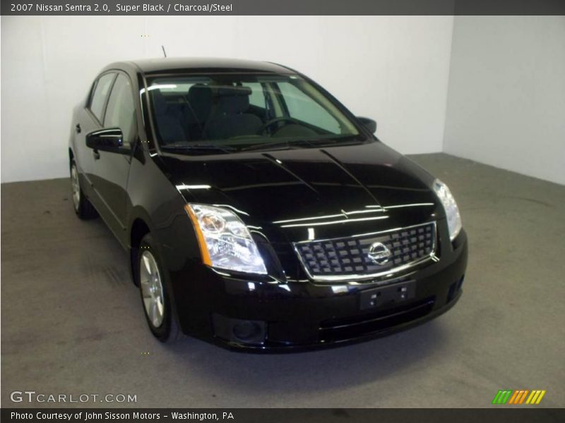 Super Black / Charcoal/Steel 2007 Nissan Sentra 2.0