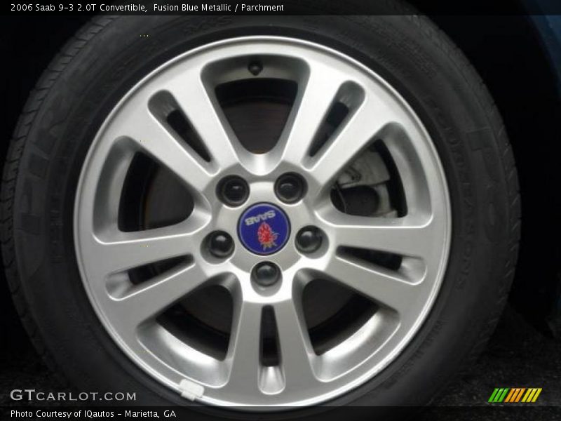 Fusion Blue Metallic / Parchment 2006 Saab 9-3 2.0T Convertible