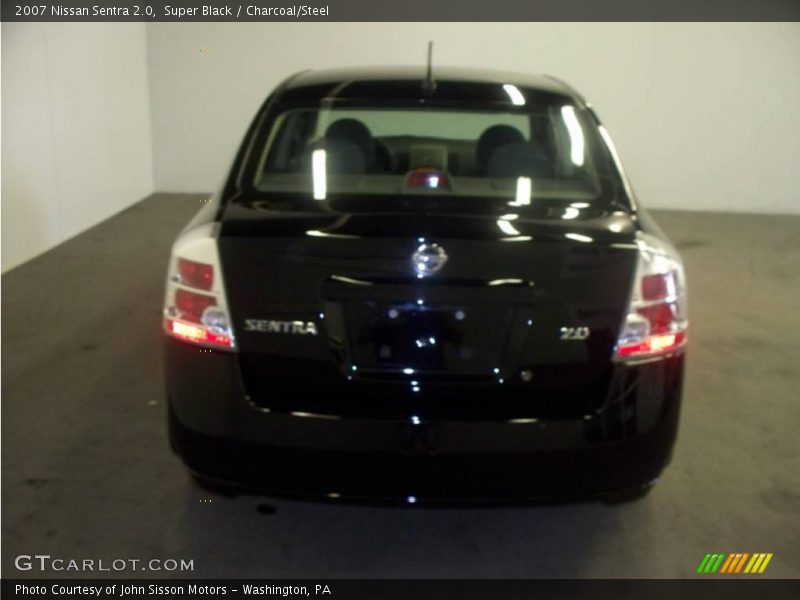 Super Black / Charcoal/Steel 2007 Nissan Sentra 2.0