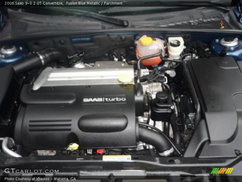 Fusion Blue Metallic / Parchment 2006 Saab 9-3 2.0T Convertible
