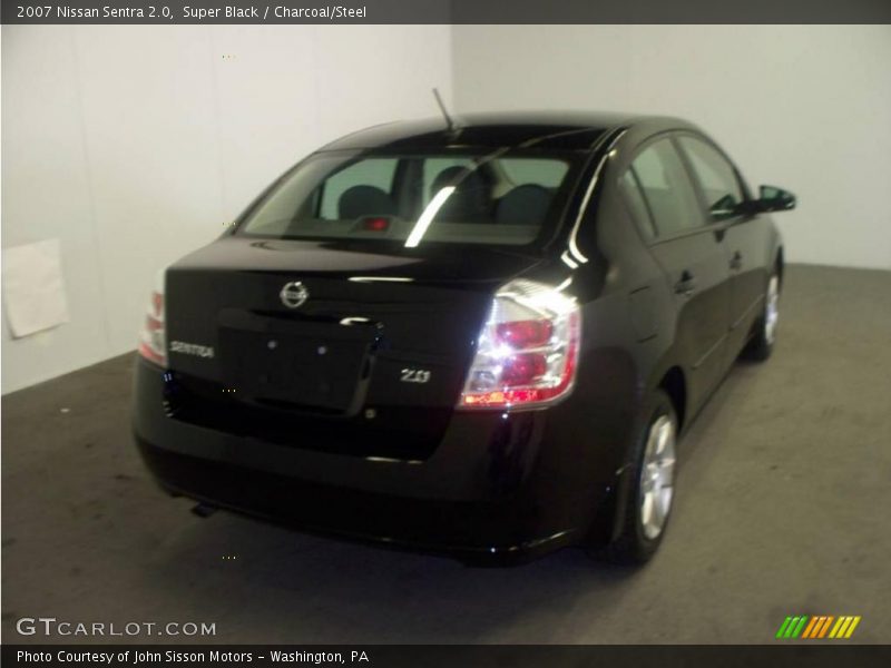 Super Black / Charcoal/Steel 2007 Nissan Sentra 2.0