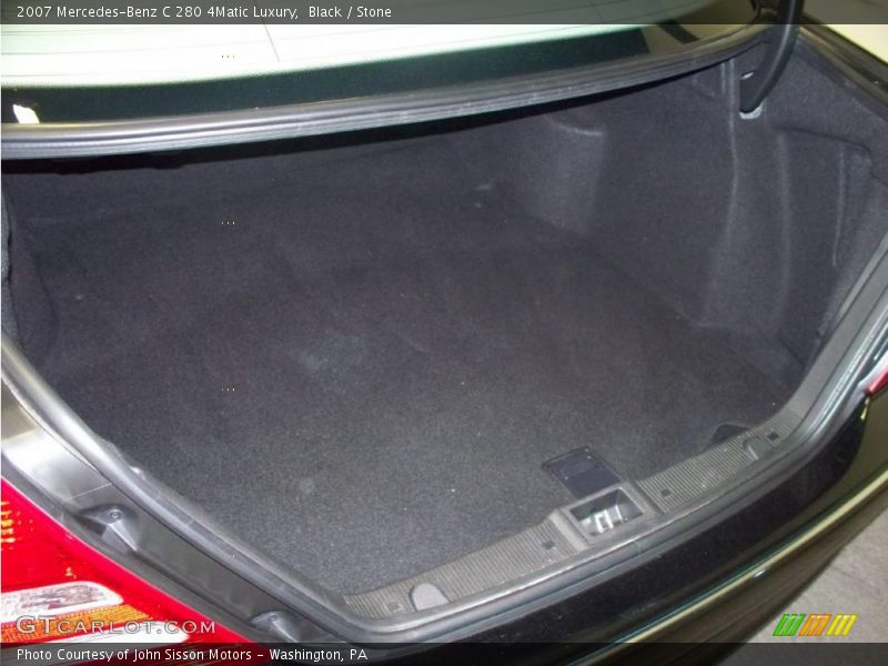 Black / Stone 2007 Mercedes-Benz C 280 4Matic Luxury