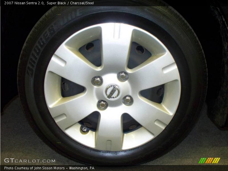 Super Black / Charcoal/Steel 2007 Nissan Sentra 2.0