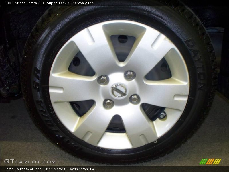 Super Black / Charcoal/Steel 2007 Nissan Sentra 2.0