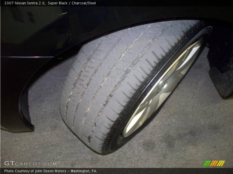 Super Black / Charcoal/Steel 2007 Nissan Sentra 2.0