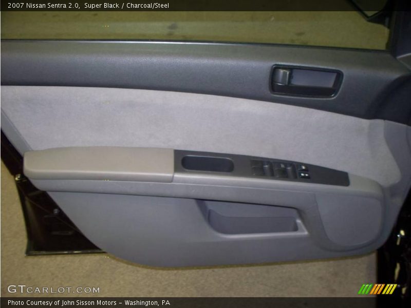 Super Black / Charcoal/Steel 2007 Nissan Sentra 2.0
