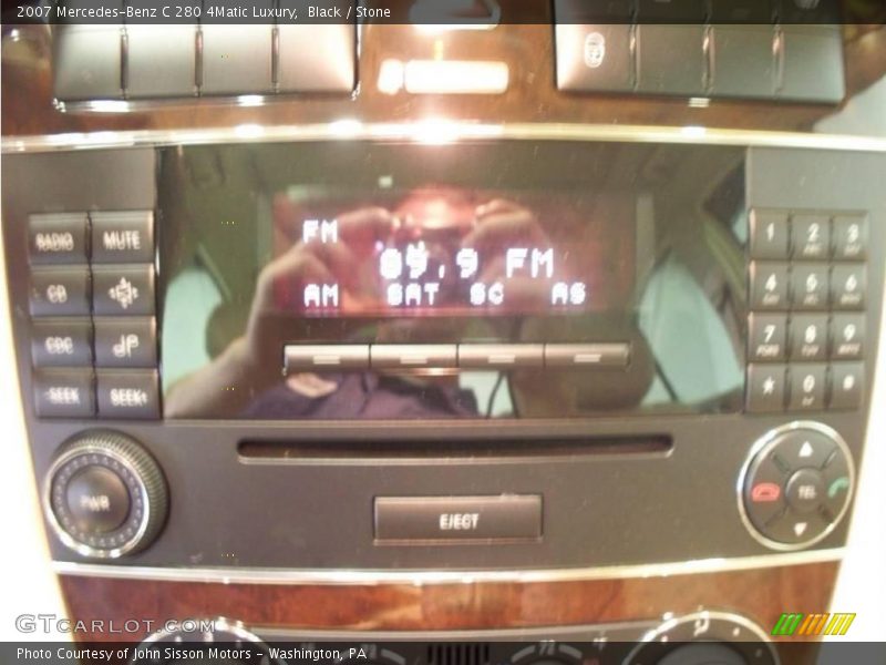 Black / Stone 2007 Mercedes-Benz C 280 4Matic Luxury