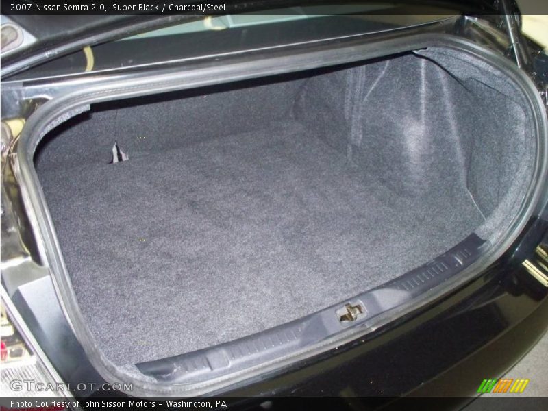 Super Black / Charcoal/Steel 2007 Nissan Sentra 2.0