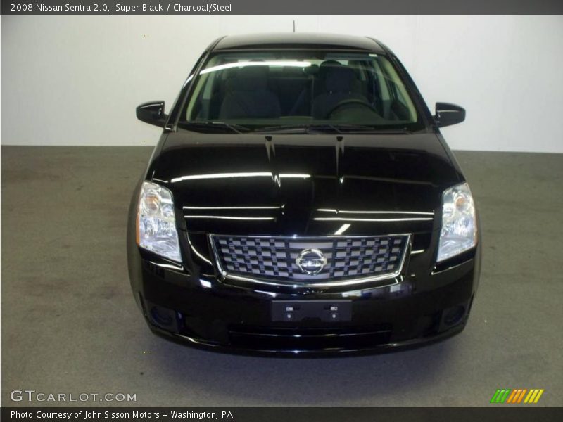 Super Black / Charcoal/Steel 2008 Nissan Sentra 2.0