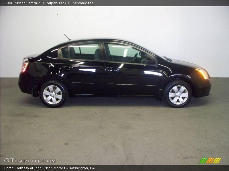 Super Black / Charcoal/Steel 2008 Nissan Sentra 2.0