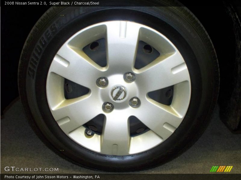 Super Black / Charcoal/Steel 2008 Nissan Sentra 2.0