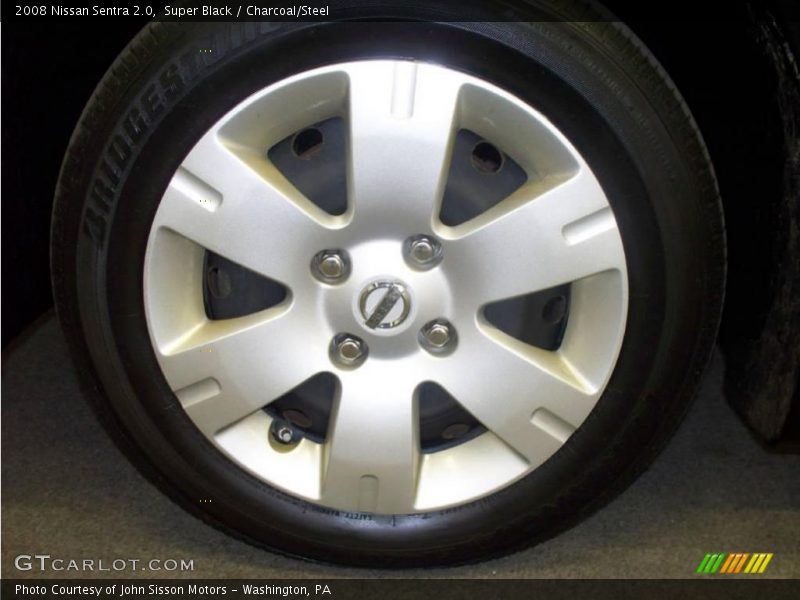 Super Black / Charcoal/Steel 2008 Nissan Sentra 2.0