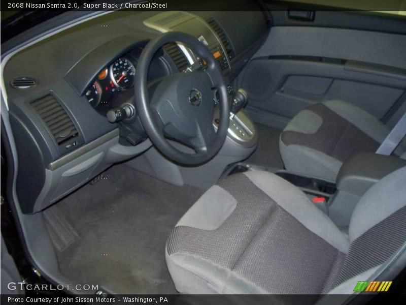 Super Black / Charcoal/Steel 2008 Nissan Sentra 2.0